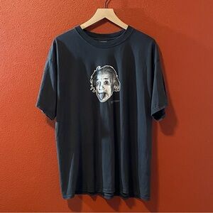 Albert Einstein Men’s 1998 The Hebrew University of Jerusalem Rare Tee Shirt‎